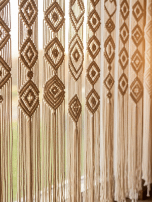 "لوحة جدارية مكرمية سيمفونية"