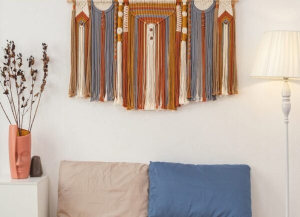 لوحة جدارية مكرمية "أوتار بوهيمية"