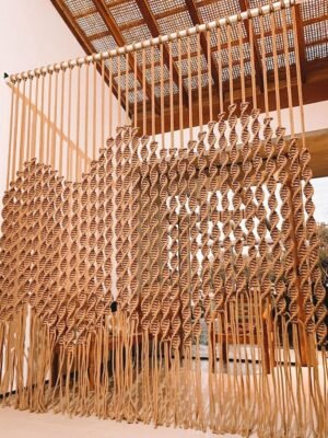 ستارة مكرمية "الأناقة الهندسية"