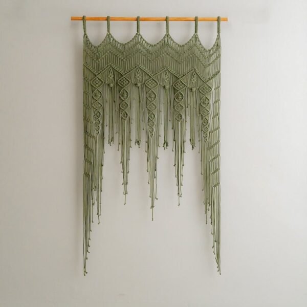 جدارية مكرمية "تموجات"