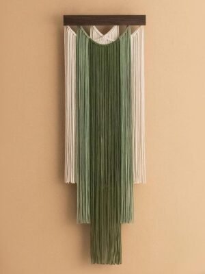 لوحة مكرمية جدارية "أثير اللونين"