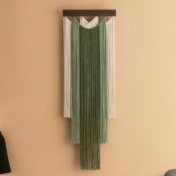 لوحة مكرمية جدارية "أثير اللونين"