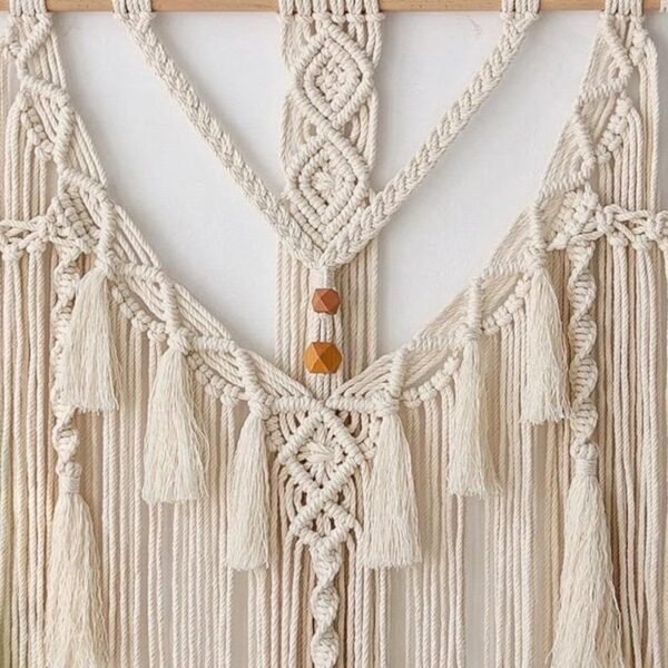 لوحة جدارية مكرمية "أجنحة الأحلام"