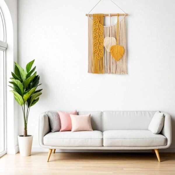 لوحة جدارية مكرمية "غصون"