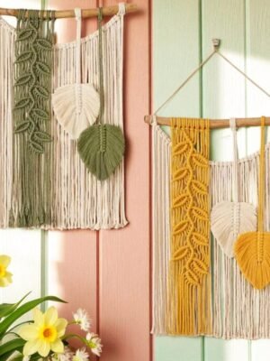 لوحة جدارية مكرمية "غصون"