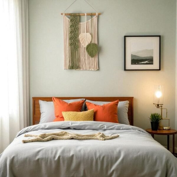 لوحة جدارية مكرمية "غصون"